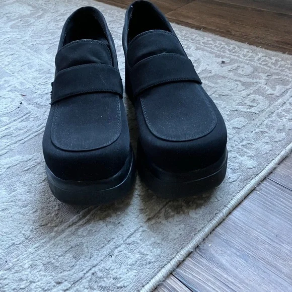 Steve Madden Vintage 90’s Black Platform Sugar Loafers - Picture 4 of 7